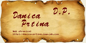 Danica Prtina vizit kartica